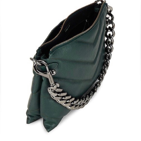 Rebecca Minkoff NWT/Maxi Edie Quilted Leather Shoulder Bag - Picture 4 of 15